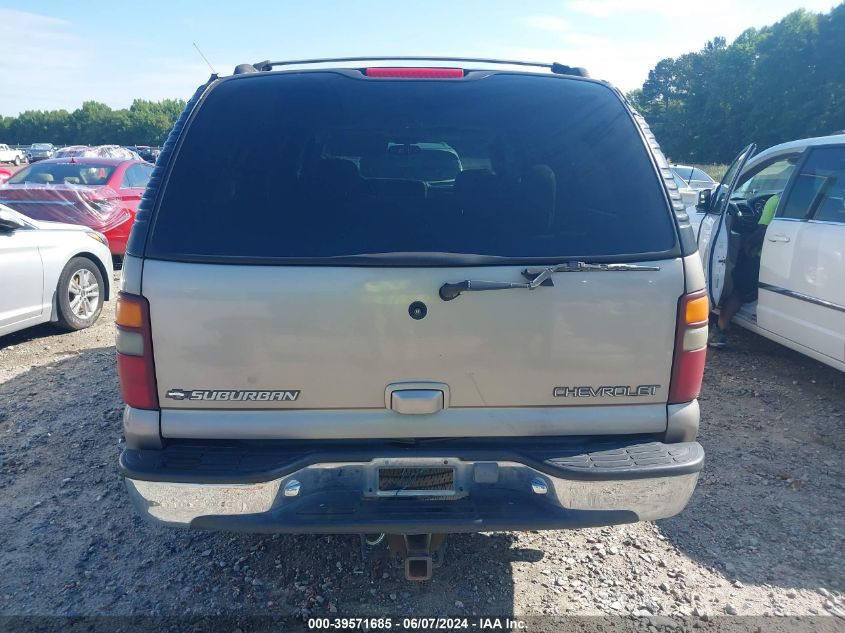 2001 Chevrolet Suburban 1500 Lt VIN: 1GNFK16T81J216502 Lot: 39571685