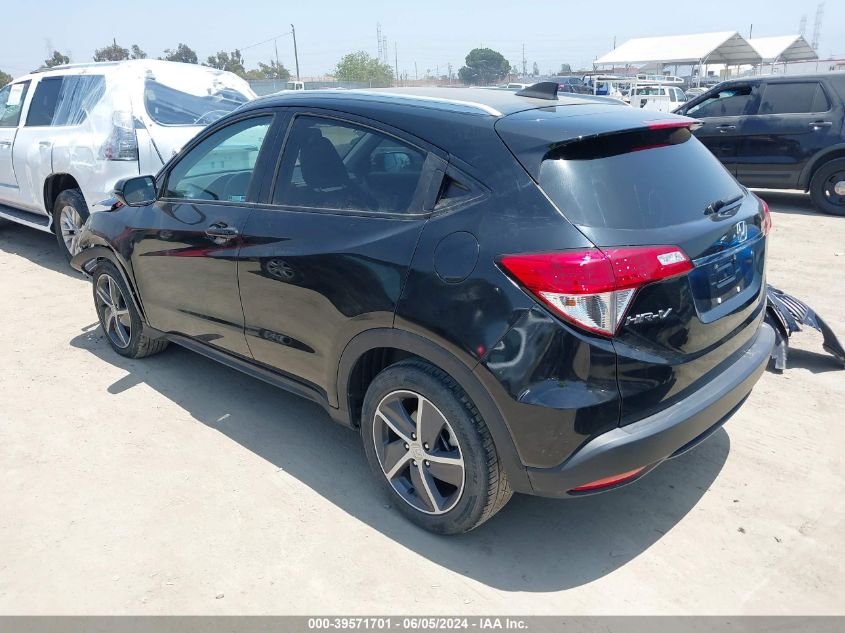 2022 Honda Hr-V 2Wd Ex-L VIN: 3CZRU5H75NM702761 Lot: 39571701