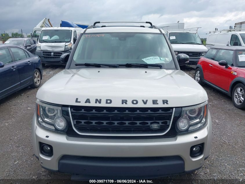 2016 Land Rover Lr4 VIN: SALAG2V66GA836644 Lot: 39571709