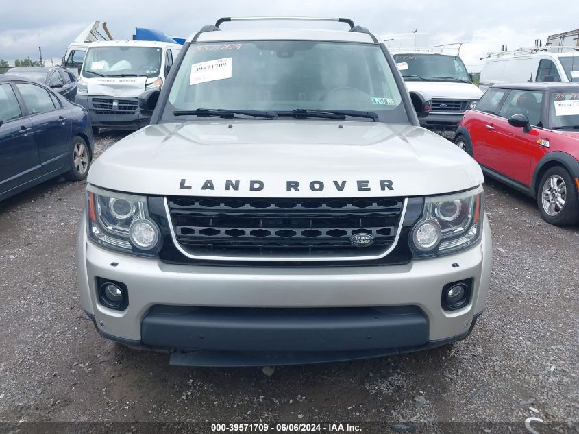 2016 Land Rover Lr4 VIN: SALAG2V66GA836644 Lot: 39571709