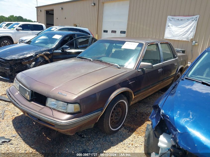 1989 Oldsmobile Cutlass Ciera Sl VIN: 1G3AM51N1KG336914 Lot: 39571727