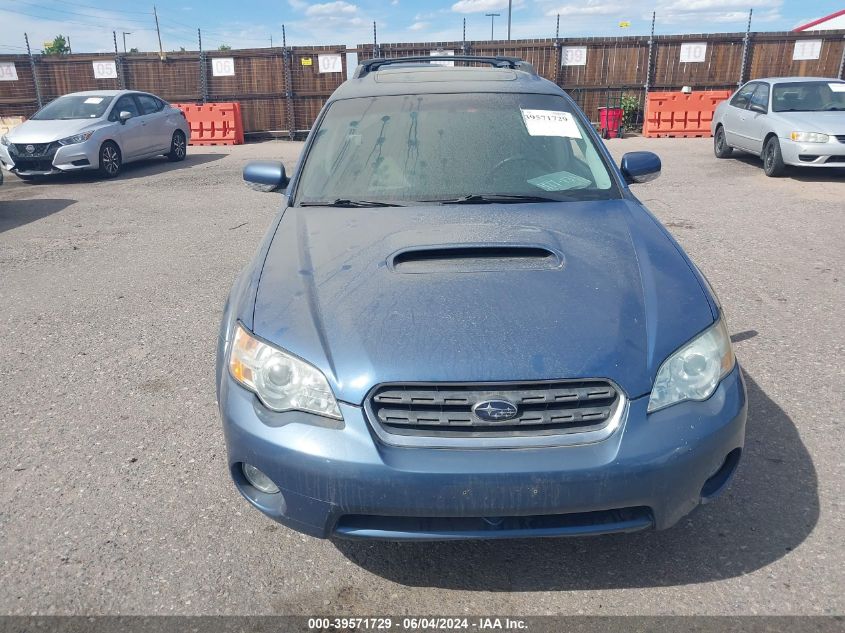 2007 Subaru Outback 2.5Xt Limited VIN: 4S4BP63C276300378 Lot: 39571729