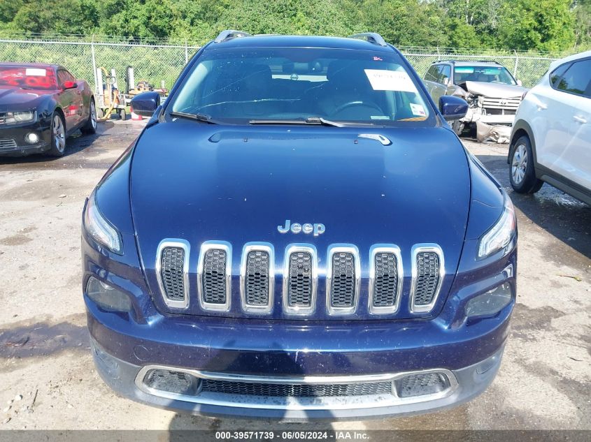2014 Jeep Cherokee Limited VIN: 1C4PJLDB5EW205469 Lot: 39571739