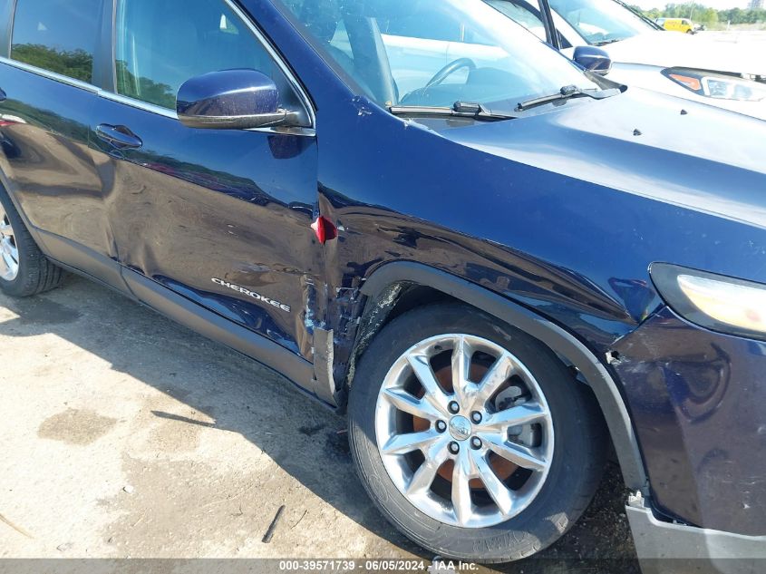 2014 Jeep Cherokee Limited VIN: 1C4PJLDB5EW205469 Lot: 39571739