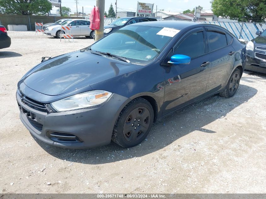 2013 Dodge Dart Se VIN: 1C3CDFAA8DD287098 Lot: 39571748