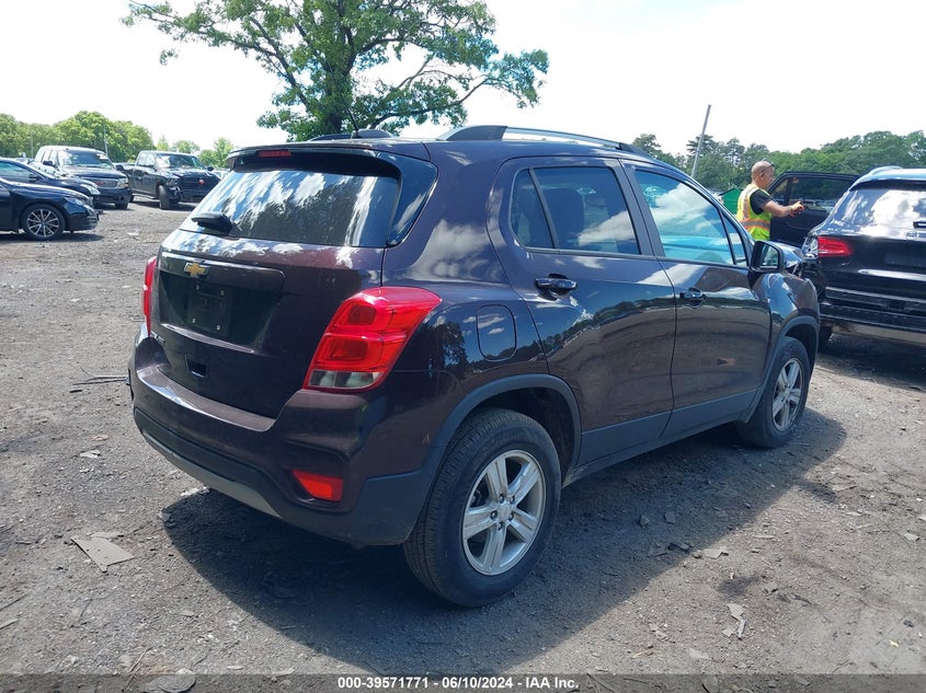 VIN KL7CJPSB4MB340082 2021 CHEVROLET TRAX AWD LT