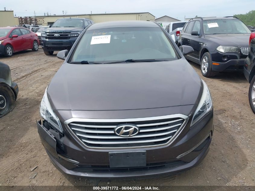 2015 Hyundai Sonata Se VIN: 5NPE24AF5FH067506 Lot: 39571772