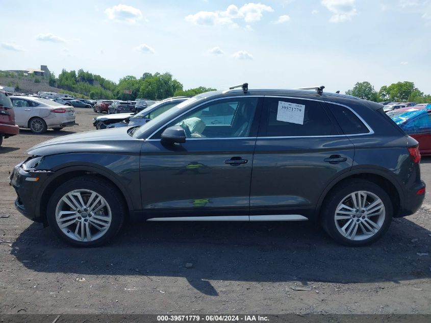 2019 Audi Q5 45 Premium VIN: WA1BNAFY3K2090789 Lot: 39571779