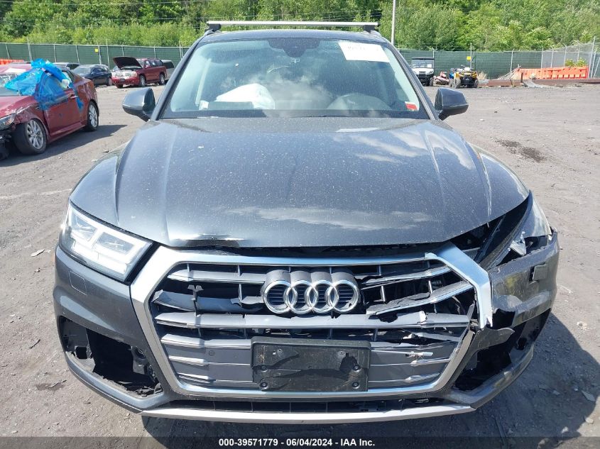 2019 Audi Q5 45 Premium VIN: WA1BNAFY3K2090789 Lot: 39571779