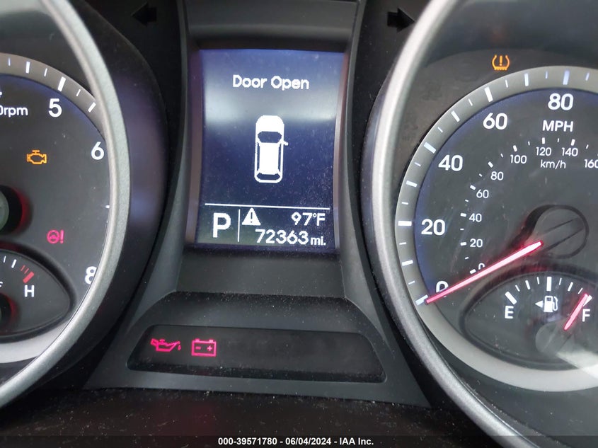 2014 Hyundai Santa Fe Sport 2.4L VIN: 5XYZU3LB0EG207404 Lot: 39571780