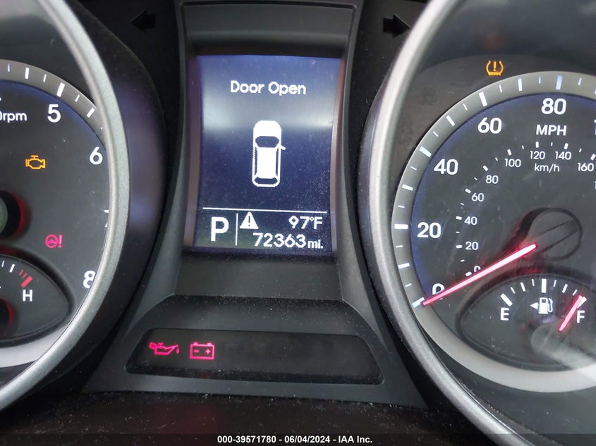 2014 Hyundai Santa Fe Sport 2.4L VIN: 5XYZU3LB0EG207404 Lot: 39571780