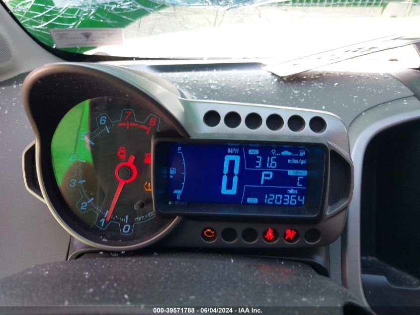 2016 Chevrolet Sonic Lt Auto VIN: 1G1JC5SH6G4124975 Lot: 39571788