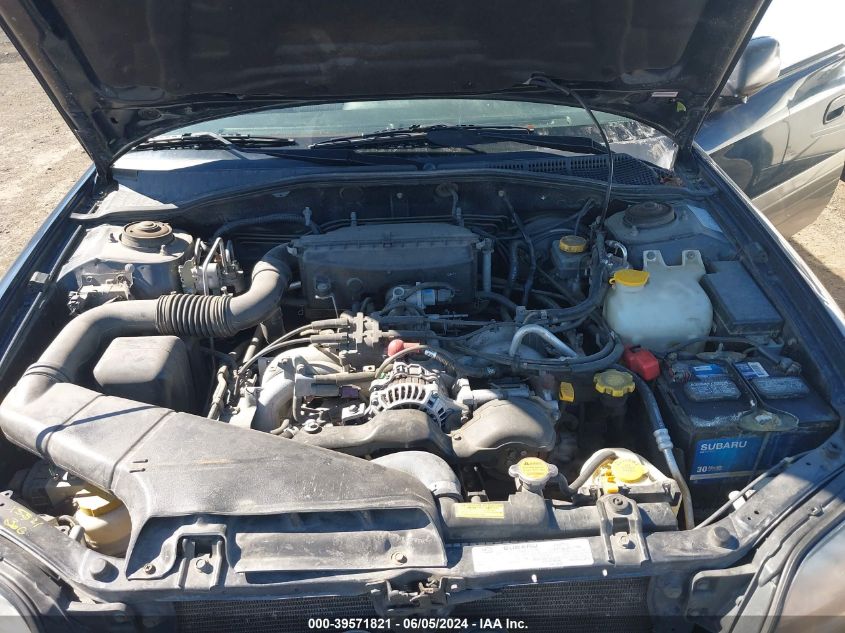 2001 Subaru Outback VIN: 4S3BH665617622196 Lot: 39571821