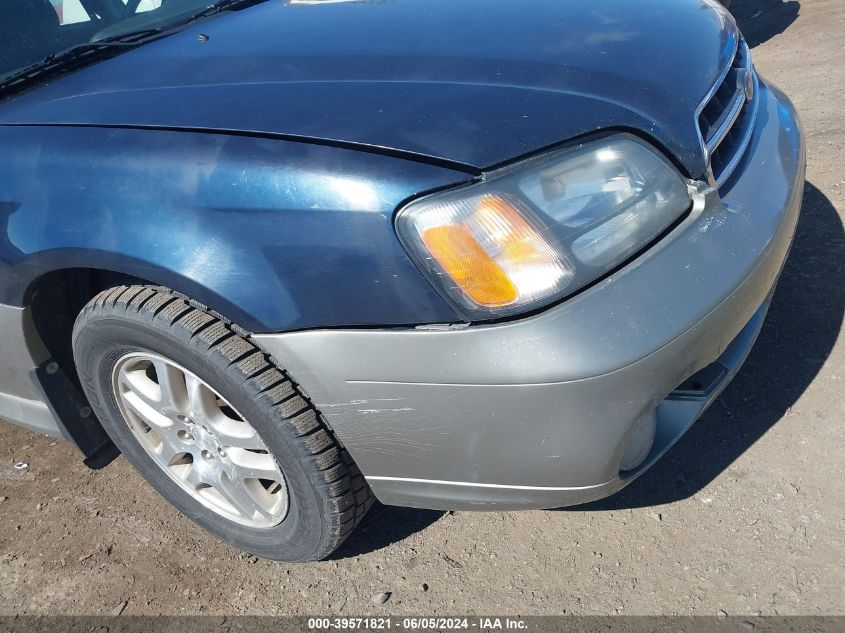 2001 Subaru Outback VIN: 4S3BH665617622196 Lot: 39571821