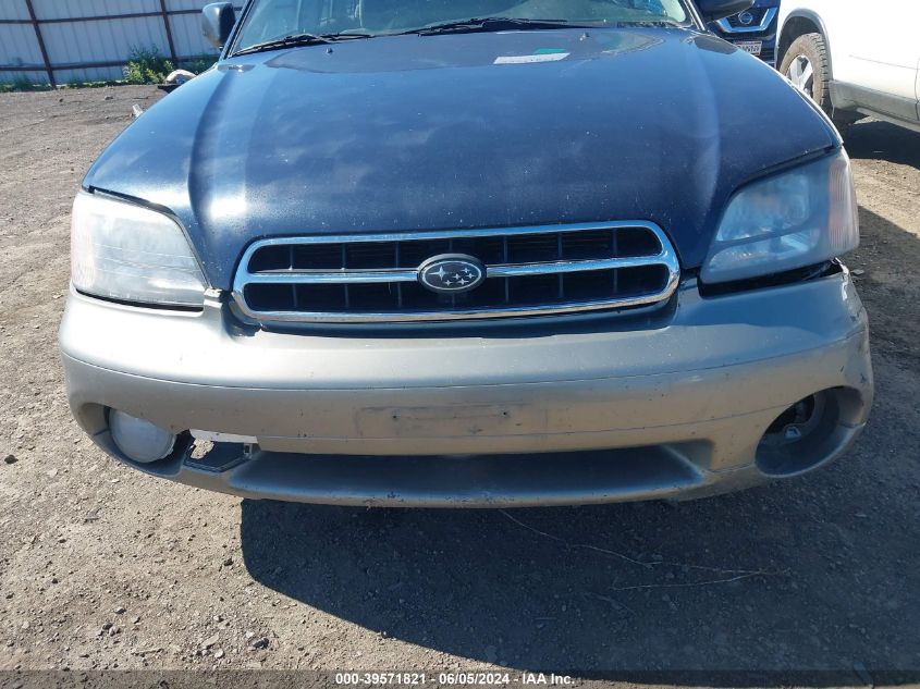 2001 Subaru Outback VIN: 4S3BH665617622196 Lot: 39571821