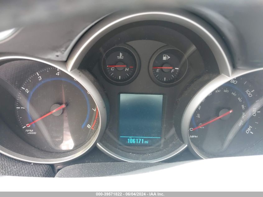 2016 Chevrolet Cruze Limited 1Lt Auto VIN: 1G1PE5SB8G7170337 Lot: 39571822