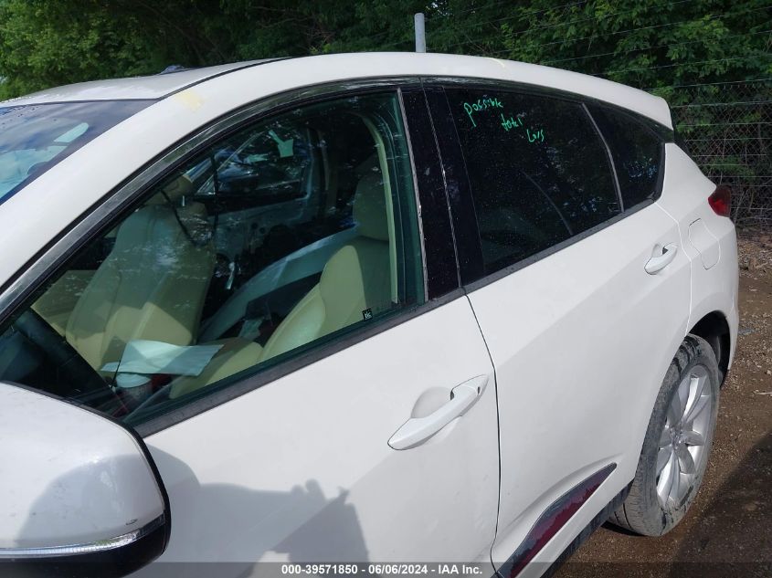 2020 Acura Rdx Standard VIN: 5J8TC1H38LL016802 Lot: 39571850