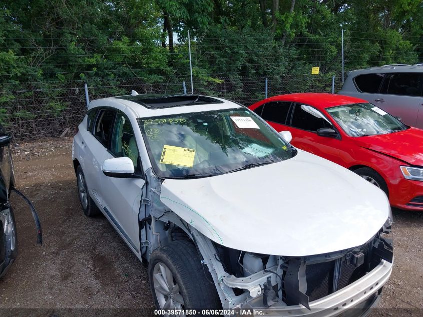 2020 Acura Rdx Standard VIN: 5J8TC1H38LL016802 Lot: 39571850