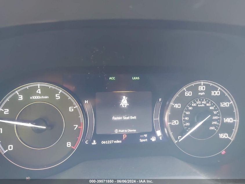 2020 Acura Rdx Standard VIN: 5J8TC1H38LL016802 Lot: 39571850