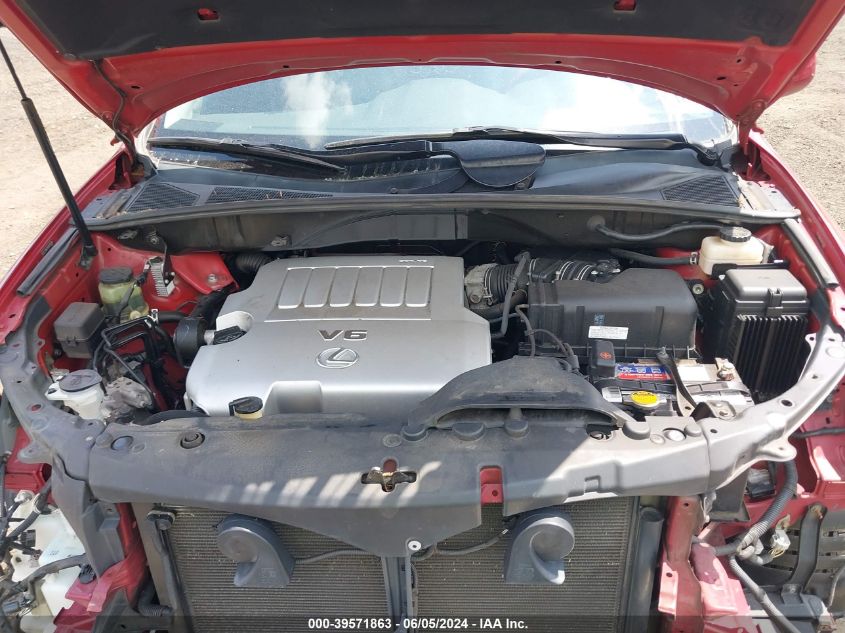 2009 Lexus Rx 350 VIN: 2T2HK31U29C125208 Lot: 39571863