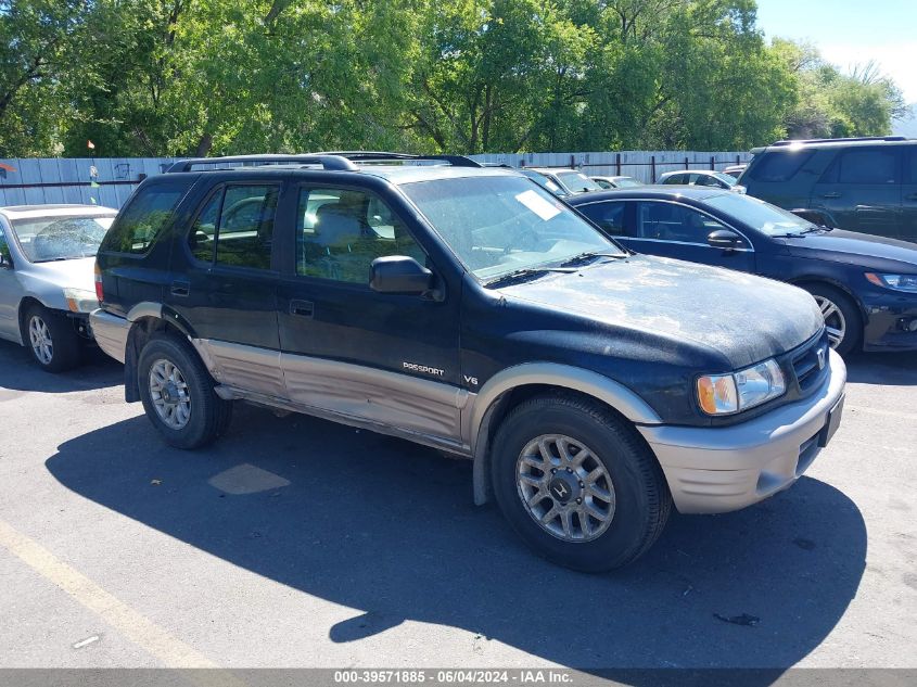 2001 Honda Passport Ex/Lx VIN: 4S6DM58W514404792 Lot: 39571885