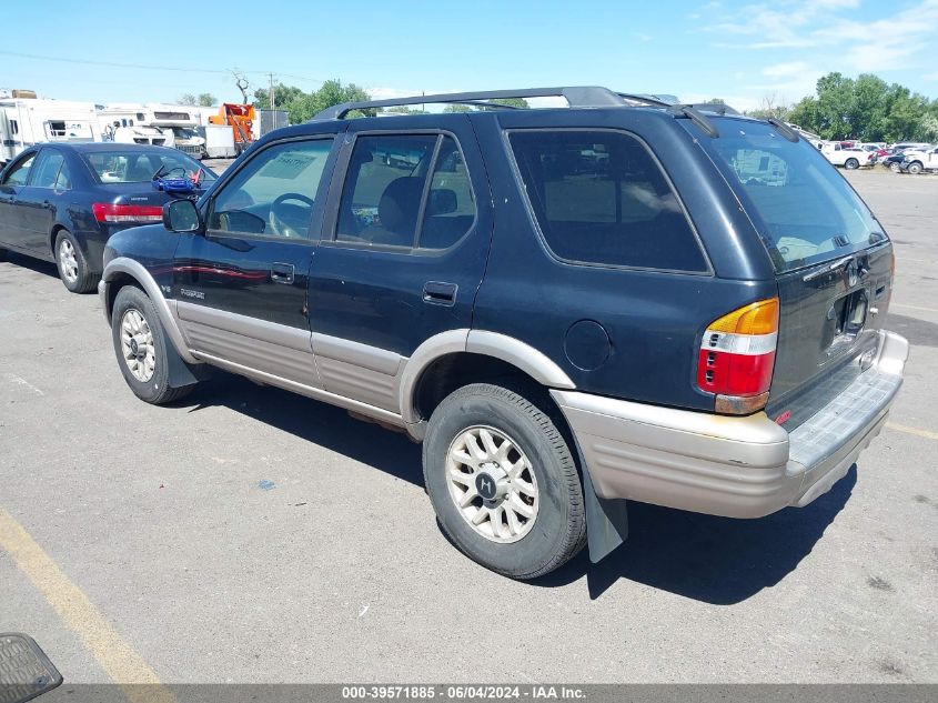 2001 Honda Passport Ex/Lx VIN: 4S6DM58W514404792 Lot: 39571885