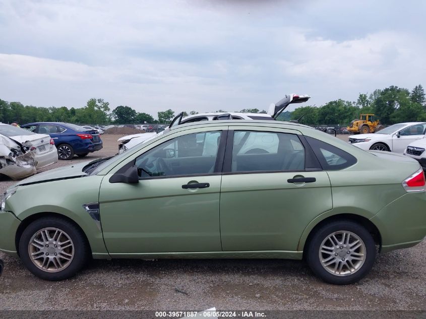 2008 Ford Focus Se/Ses VIN: 1FAHP35N88W249861 Lot: 39571887