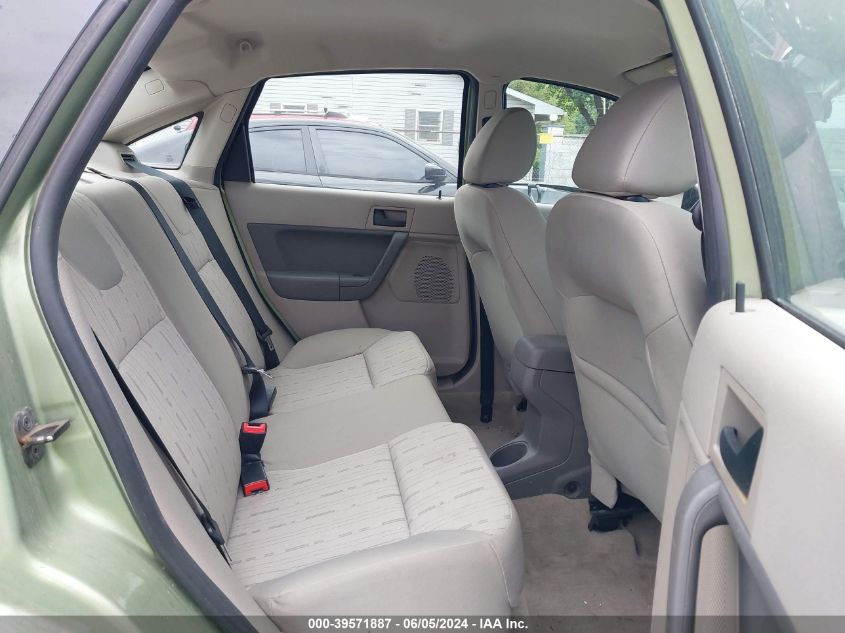 2008 Ford Focus Se/Ses VIN: 1FAHP35N88W249861 Lot: 39571887