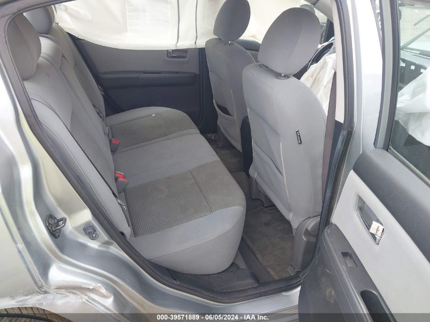 2010 Nissan Sentra 2.0Sl VIN: 3N1AB6AP2AL649917 Lot: 39571889