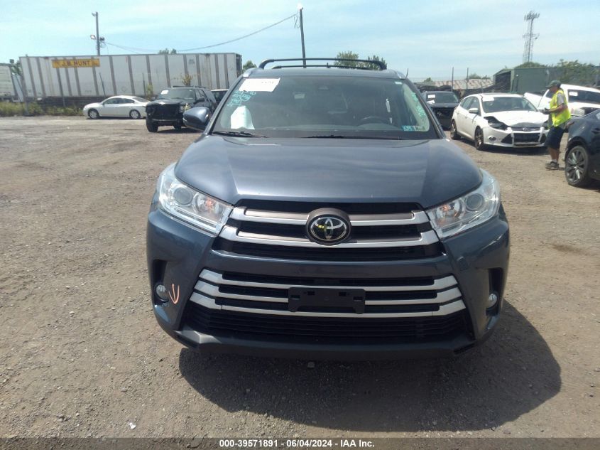 2019 Toyota Highlander Xle VIN: 5TDJZRFH5KS978599 Lot: 39571891