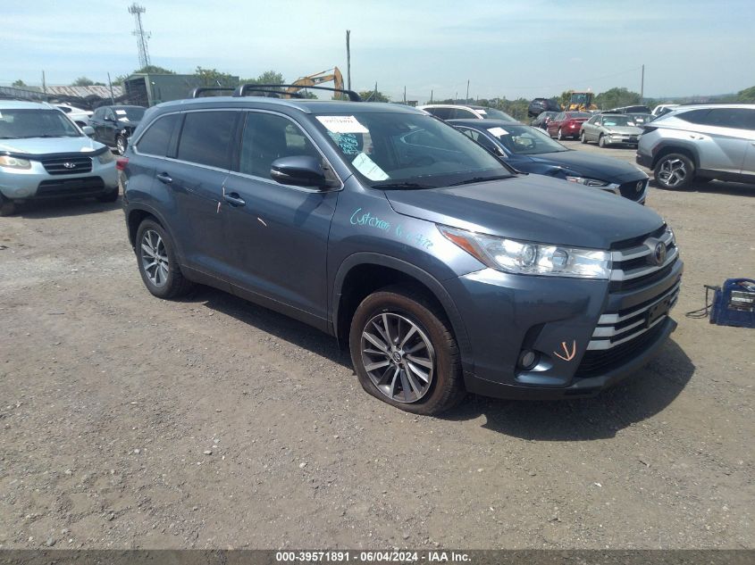 2019 TOYOTA HIGHLANDER XLE - 5TDJZRFH5KS978599