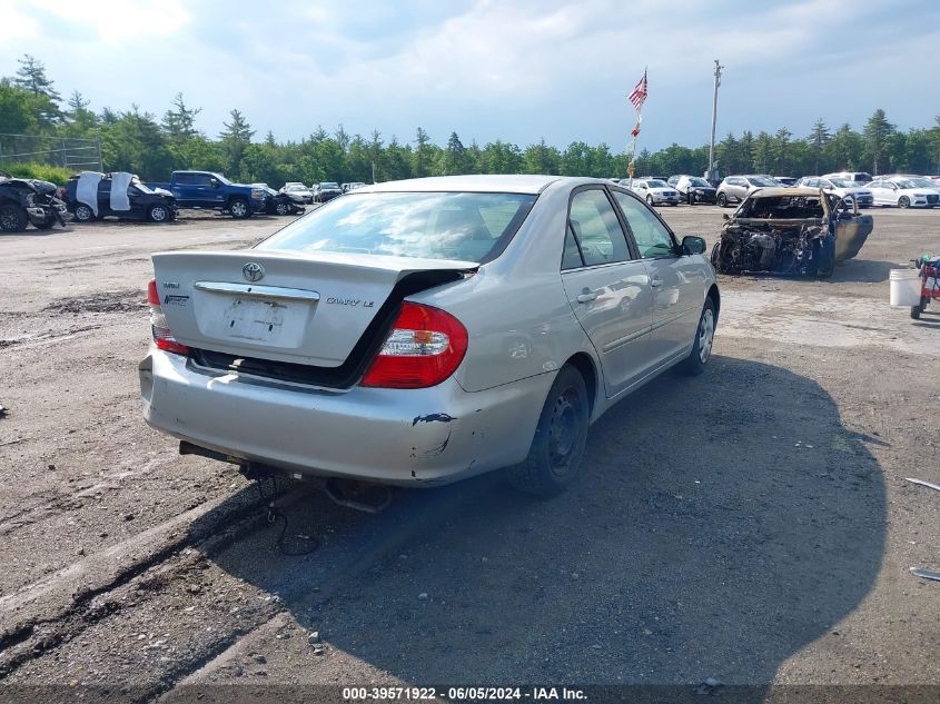 2003 Toyota Camry Le VIN: 4T1BE32K93U133665 Lot: 39571922