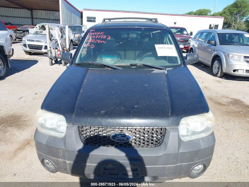 2006 Ford Escape Xlt/Xlt Sport VIN: 1FMYU93196KA74400 Lot: 39571923