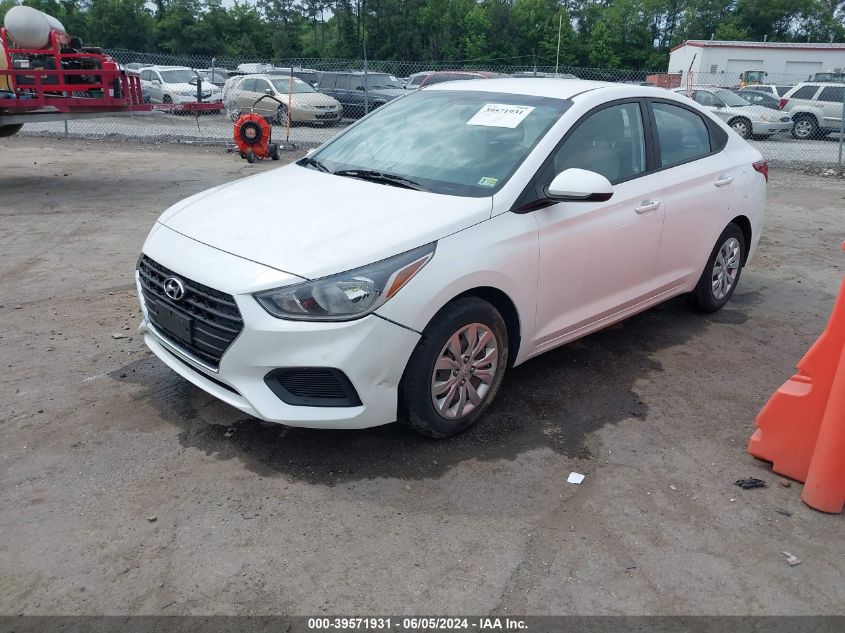 2018 Hyundai Accent Se VIN: 3KPC24A35JE034483 Lot: 39571931