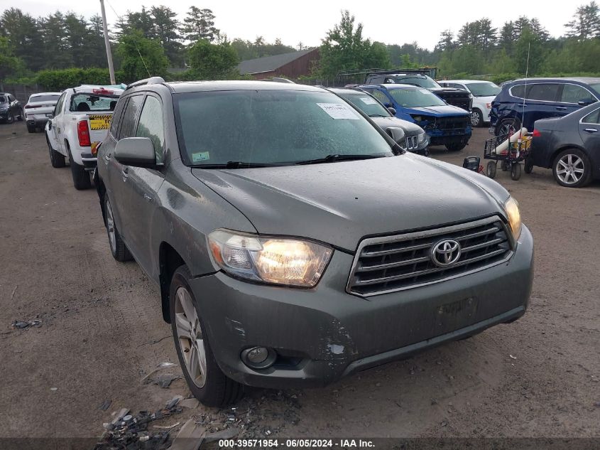 2008 Toyota Highlander Sport VIN: JTEES43A782018566 Lot: 39571954