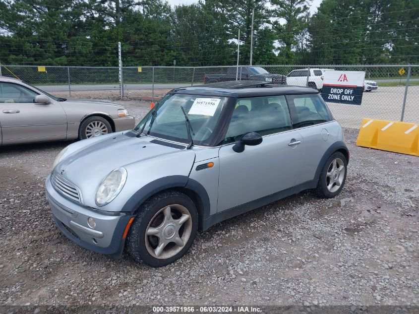 2004 Mini Cooper VIN: WMWRC33484TJ63320 Lot: 39571956