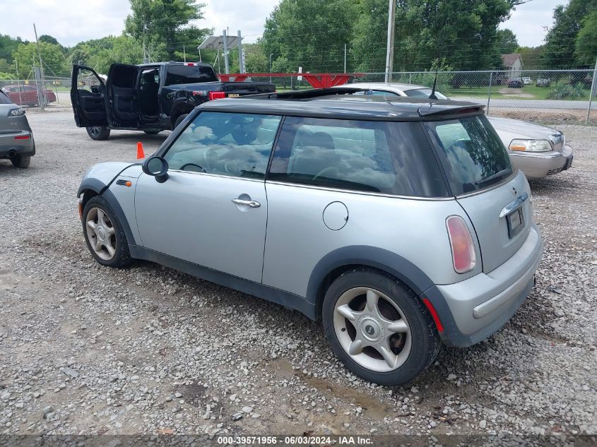 2004 Mini Cooper VIN: WMWRC33484TJ63320 Lot: 39571956