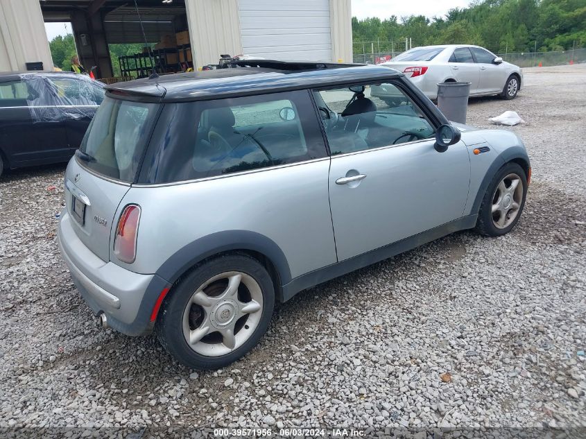 2004 Mini Cooper VIN: WMWRC33484TJ63320 Lot: 39571956