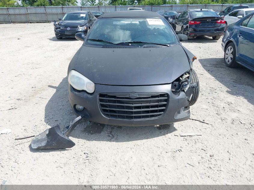 2005 Chrysler Sebring Touring VIN: 1C3EL55R25N699373 Lot: 39571960