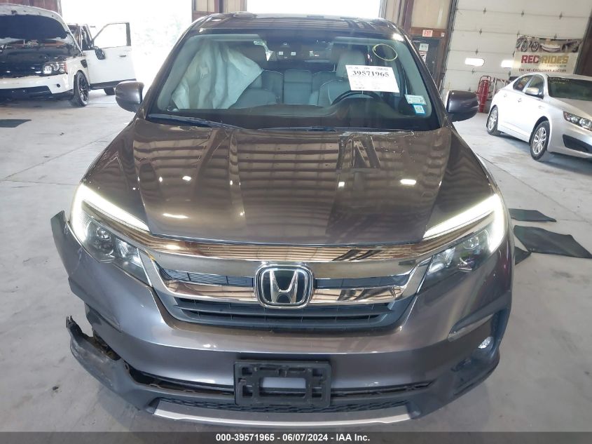 2021 Honda Pilot Awd Ex-L VIN: 5FNYF6H54MB062559 Lot: 39571965