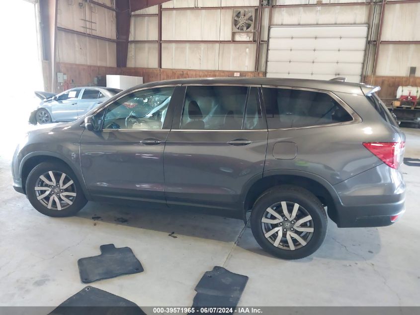2021 Honda Pilot Awd Ex-L VIN: 5FNYF6H54MB062559 Lot: 39571965