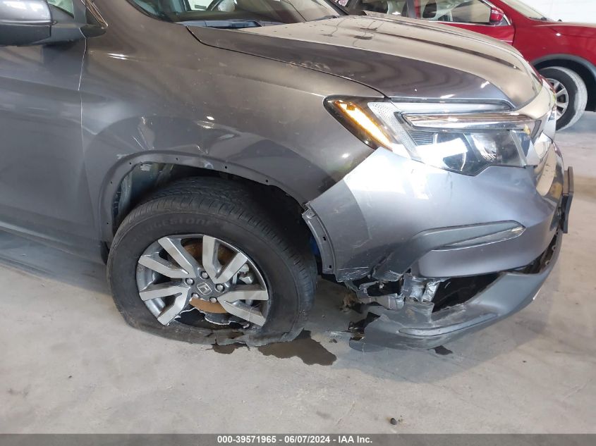 2021 Honda Pilot Awd Ex-L VIN: 5FNYF6H54MB062559 Lot: 39571965