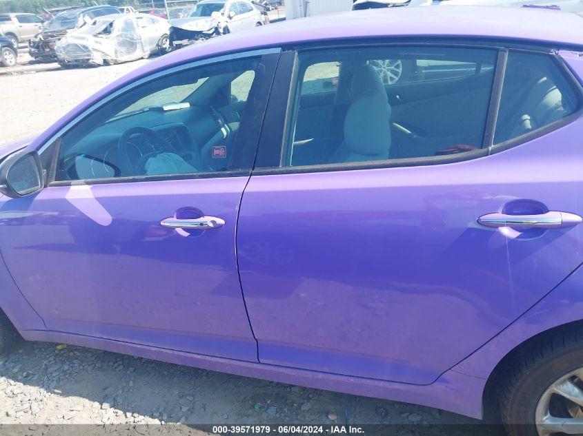 2013 Kia Optima Lx VIN: 5XXGM4A75DG122833 Lot: 39571979