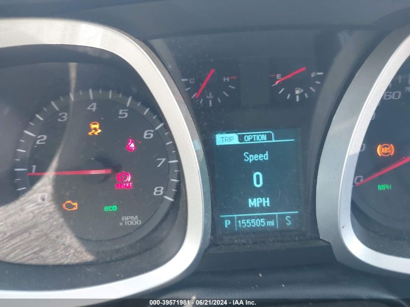 2014 Chevrolet Equinox 1Lt VIN: 2GNALBEK9E6275776 Lot: 39571981