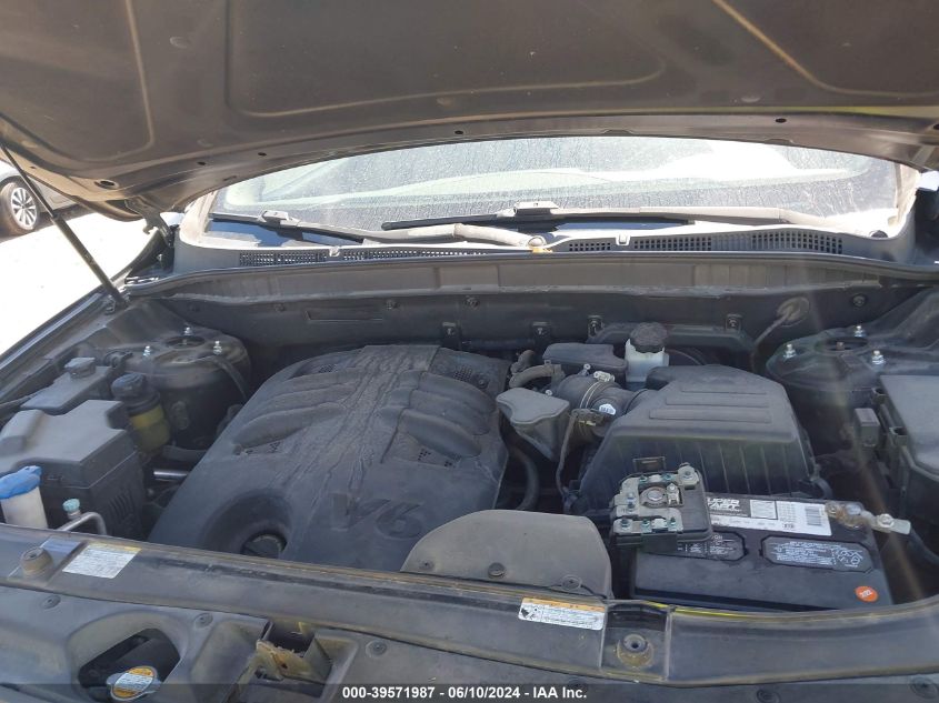 2010 Hyundai Veracruz Limited VIN: KM8NU4CC0AU131099 Lot: 39571987