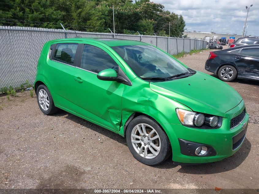 2015 Chevrolet Sonic Lt Auto VIN: 1G1JC6SH8F4161191 Lot: 39572004