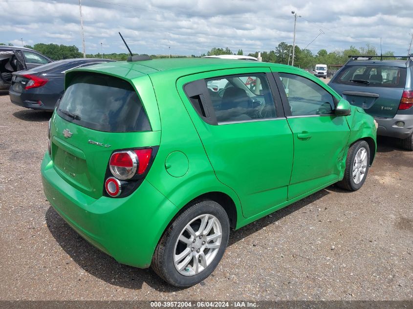 2015 Chevrolet Sonic Lt Auto VIN: 1G1JC6SH8F4161191 Lot: 39572004