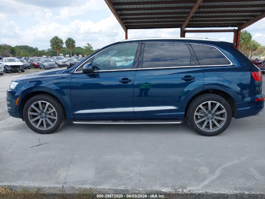 2018 Audi Q7 3.0T Premium VIN: WA1LAAF71JD045974 Lot: 39572020