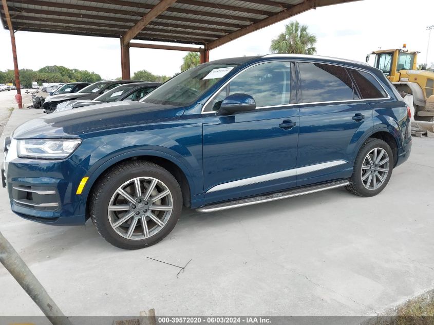 2018 Audi Q7 3.0T Premium VIN: WA1LAAF71JD045974 Lot: 39572020