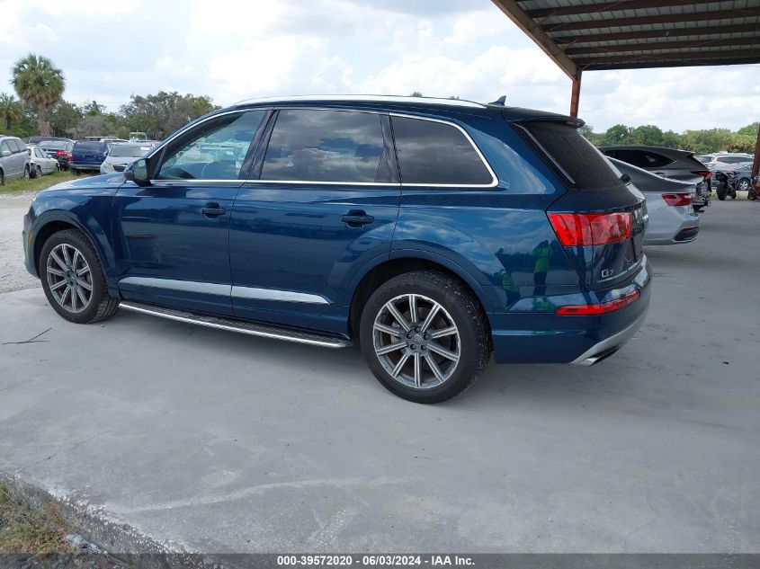 2018 Audi Q7 3.0T Premium VIN: WA1LAAF71JD045974 Lot: 39572020